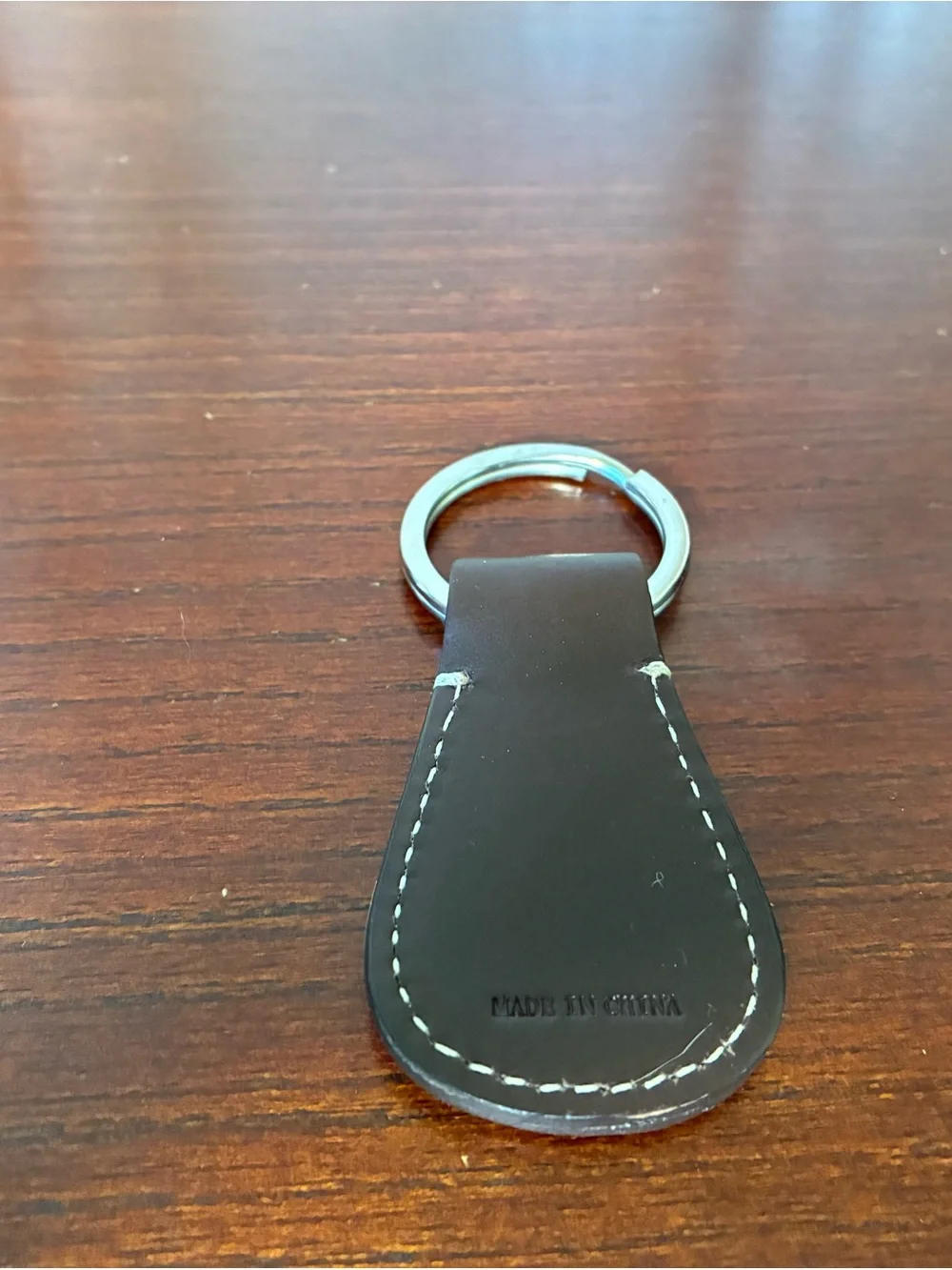 Dooney & Bourke Brown Leather Key Fob Keychain